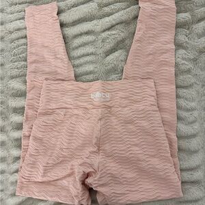 Booty by Brabants Pink Textured Leggings